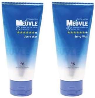 Amazon Meuvle ミューヴル ジェリーワックス 2個セットg6 ブルー セット力 ツヤ感出し Meuvle ミューヴル ヘアワックス ポマード 通販