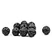 Maromalife Non Fade, Non Bleed Diffuser Lava Stone Beads,100% Natural Lava Rock for Lava Rock Stone Beads Essential Oil Diffuser Necklace (14mm)