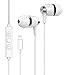 [Upgraded] eeco Hi-Fi Lightning Earbuds MFi Certified with Metallic ABS build and iOS App, In-Ear Noise-Isolating Lightning Headphones with Remote and Mic for iPhone X/8/7/6s/Plus, iPad Pro and more