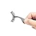LAUREN STORE, False Eyelash Extension Stainless Auxiliary Clip Tweezers Nipper Beauty Tool Newest