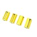 JETEHO Yellow 3 AA to 1 D Converter - Parallel AA to D Battery Adapters Holder Case,Pack of 4