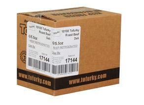 Tofurky Roast Beef Deli Slices 5.5 oz Pack of 6
