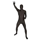 Black Msuit Fancy Dress Costume - size Medium - 5'-5'4 (150cm-161cm)