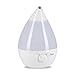 Crane Drop Shape Ultrasonic Cool Mist Humidifier with 2.3 Gallon output per day - White