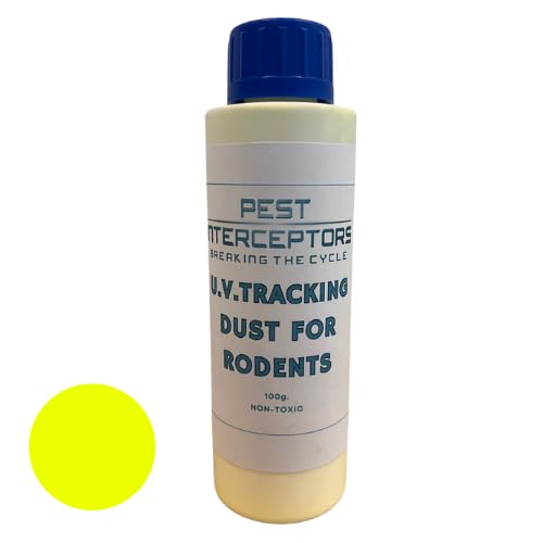 Pest Interceptors U.V Fluorescent Tracking Dust For Rodents 100g Non-Toxic