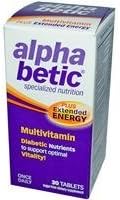 Alpha Betic Multivitamin Plus Extended Energy 30 tablets by Alpha Betic