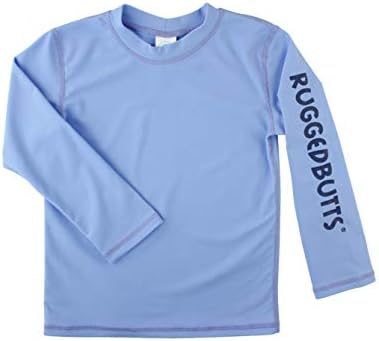 RUGGEDBUTTSBaby/Toddler Boys Long Sleeve Rash Guard Swim Shirt w/UPF 50+