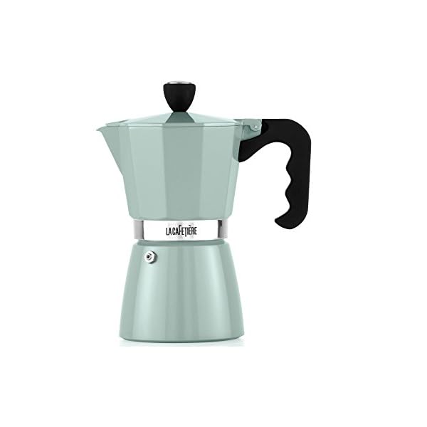 La Cafetiere Pistachio 3 Cup Classic Espresso Coffee Maker Percolator