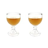 Libbey Schooner Beer Glass - 21 oz (2 Pack) w/ Free Pourers