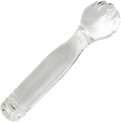 Fist Shape Medical Grade Super Smooth Crystal Massage Glass Stick to Promote Blood Circulationd Health for Women or Men