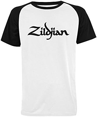 Wihuae Men's Zildjian Logo Short Sleeve Raglan T-shirt (USA Size) XL