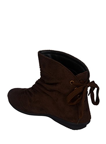 bruno manetti women brown suede leather boots