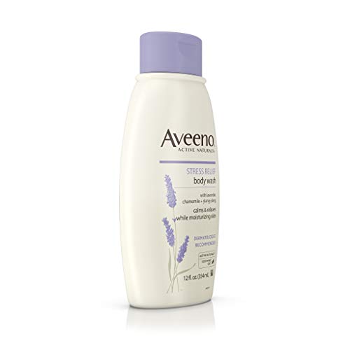 Aveeno Stress Relief Body Wash with Soothing Oat, Lavender, Chamomile & YlangYlang Essential