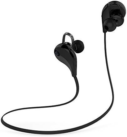 Geega Bluetooth Mini Lightweight Sports Earbuds, Wireless Stereo Headphones, Bluetooth 4.1 Neckband Earphone, Running Gym Exercise High-fidelity Sound Headset with Aptx Mic (Black)