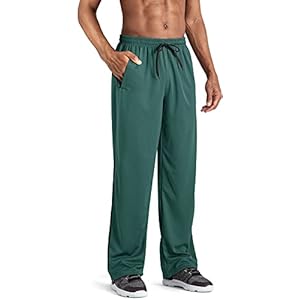 Tacvasen Trainingsbroek voor heren, lichte broek, voor fitness, joggingbroek, workout losse fit, sportbroek met zakken