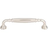 Barrow Pull Color Polished Nickel - Top Knobs 5 1/16" Length Grace Coll Traditional Transitional Bar Handle Kitchen Drawer Ca