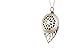 The Oil Collection Antique Bronze Diffuser Necklace with Leaf Charm