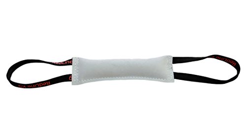 RedLine K9 Premium Leather Bite Tug Toy 2 Handle 3