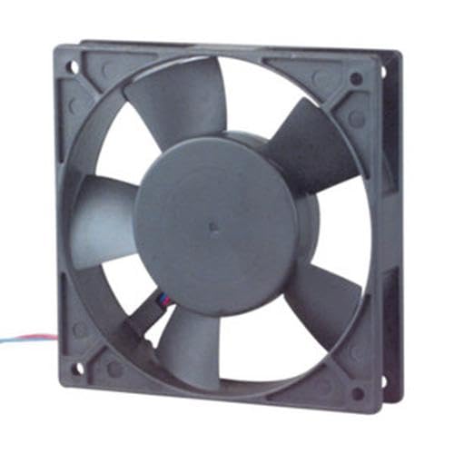 Ventilateur axial 120 x 120 x 25 mm, 12 V, faible bruit, idéal pour le refroidissement des équipements et améliorer la circulation de l'air.