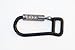 Lockstraps 801 Locking Carabiner, Black