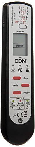 CDN INTP626X ProAccurate Infrared/Thermocouple Probe Thermometer, Black and Silver - Thumbnail 5