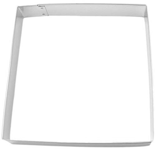 Square Shape 5 Inch Cookie Cutter from The Cookie Cutter Shop – Tin Plated Steel Cookie Cutter