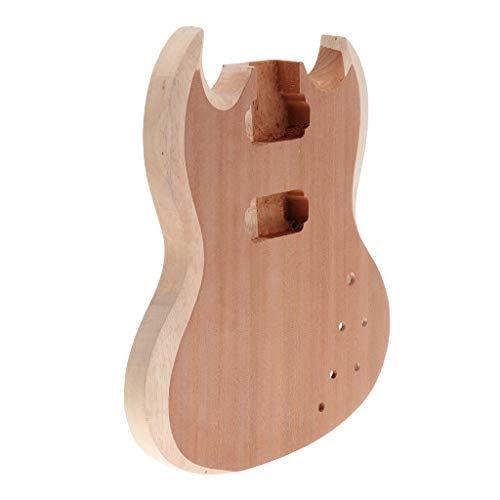 Buy Almencla Unfinished Wood Guitar Body Material DIY for SQ Electric Guitar Luthier Supply