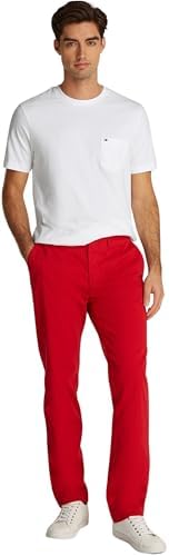 Uomo T-Shirt Maniche Corte Essential con Taschino sul Petto, Bianco (White), L