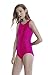 speerise Women Neon Plus Size Tummy Control Swimsuit Bodysuit, One Piece Sleeveless Leotard for Swim Gymnastics Dance Ballet