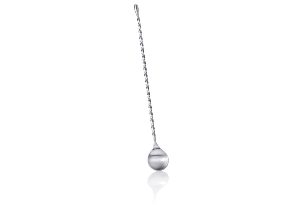 Leopold Vienna Twisted Bar Spoon, Silver