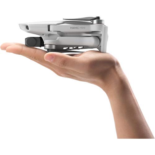 DJI Mavic Mini Drone FlyCam Quadcopter with 2.7K Camera 3-Axis Gimbal GPS Accessory Bundle + 32GB MicroSD + Sling Backpack + Palm Landing Pad