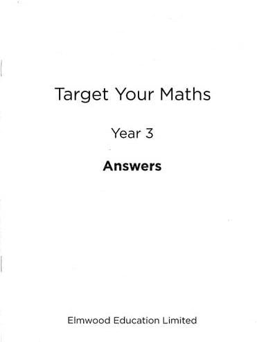 Target Your Maths Year 3 Answer Book: Year 3 Paperback โ November 30, 2014