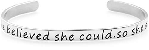 Bracelet Armband -She Believed She Could