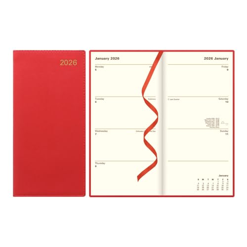 Letts of London® 2026 Belgravia Weekly/Monthly Appointment Book and Planner, 12…
