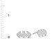 DC Comics Batman Jewelry for Women, Sterling Silver Bat Logo Stud Earrings