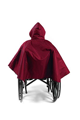image for ComfortFinds Wheelchair Summer Poncho - Adult Elderly Seniors Wheelcha