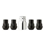 DPAccessories LCB3L6CP-BK05LK4 Black Wheel Locks 12x1.5 Closed End Bulge Acorn 19mm & 13/16