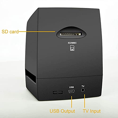 DIGITNOW! Film Scanner Slides and Photo Negatives with 2.4 Inch LCD Converts Negative 35 mm/135 to Digital JPEG 3600DPI High Resolution Converter,No PC and Software Required