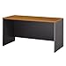 Bush Business Furniture Series C 60W x 24D Credenza Desk in Natural Cherry