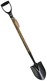 Flexrake CLA114 Classic Floral Shovel with D Grip Handle, 42-Inch