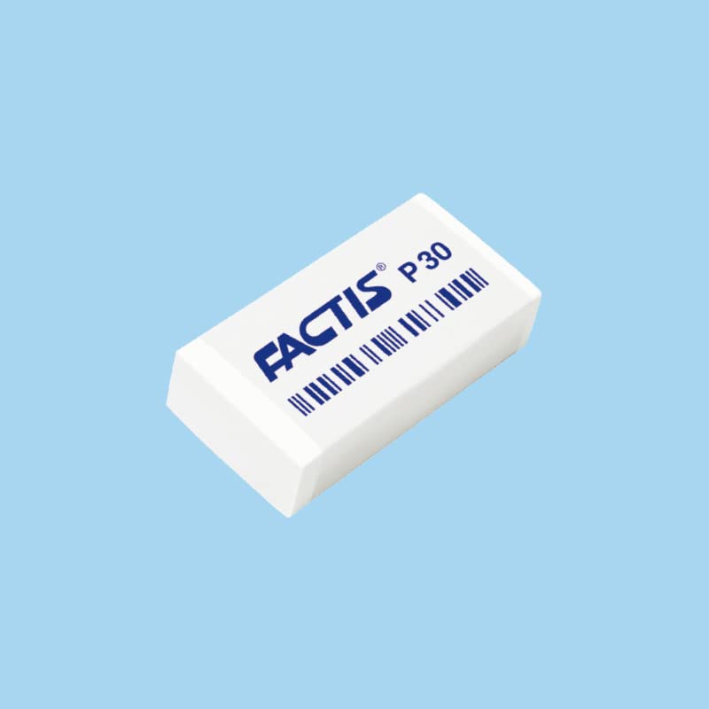 Box of 30 Rectangular erasers P30 FACTIS®