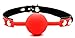Inspiration Industry BDSM Silicon Mouth Gag (Red)