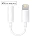 Apple MFI Certified Lightning to 3.5mm Headphone Jack Adapte (White) primary