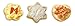 Zoie + Chloe 3 Piece Canape Party Bread Mold Set