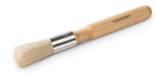 VIENESSO Barista Pinsel für die Kaffeemühle oder Siebträger - Espresso Reinigungsbürste im edlen Design mit Holzgriff… – Bild 3
