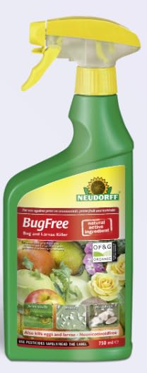 Bug & Larvae Killer 750ml with a Thank You Sticker - Neudorff Bugfree - Pest Control