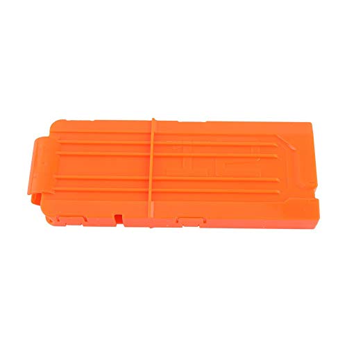dart clip nerf guns magazines Bullet Clips, 1PC 12 Round Darts Replacement Plastic Magazines Clip Portable Quick Reload Orange Universal Magazine Holster Clip, Pistols Mag Holder Pouch 20.9 x 8.1 x 2.