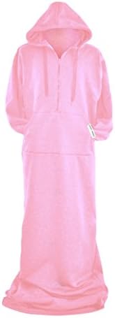 Goody Hoody The blanket that fits like a sweatshirt (Small, Pink)