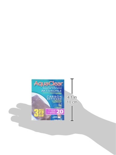 Aquaclear Activated Carbon Insert, 20-Gallon Aquariums, 3-Pack