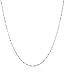 Sterling Silver 1.2mm Twisted Serpentine-Chain Necklace, 18